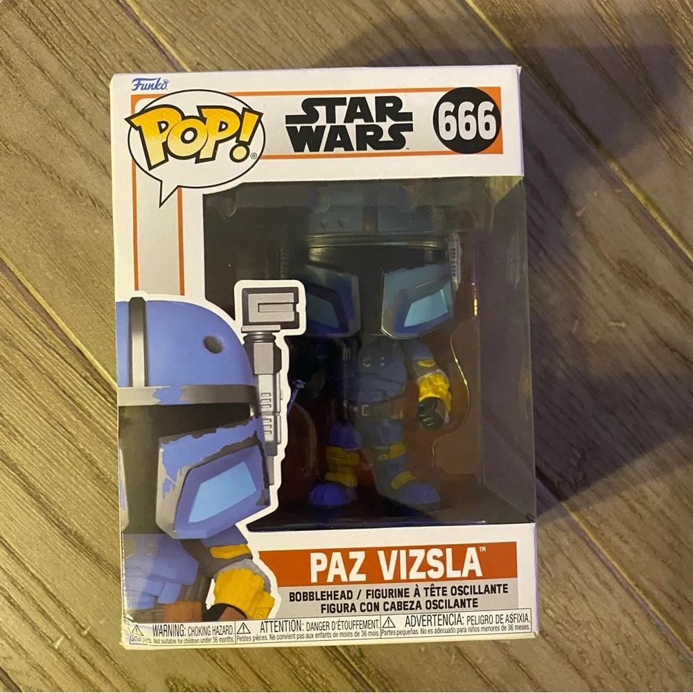 Star Wars: The Mandalorian: Paz Vizsla Funko Pop! Vinyl Figure #666 new - Picture 2 of 10
